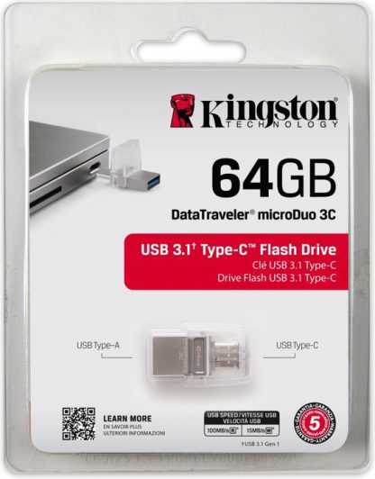 Kingston DataTraveler microDuo 3C 64GB
