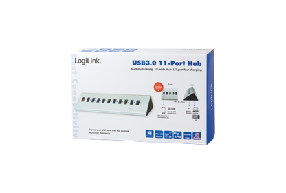 LogiLink 11 Port Hub, USB 3.0