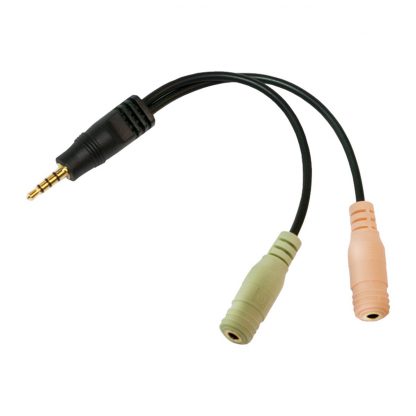 LogiLink Audio Adapter 3.5 mm (M)-> 2x 3.5 mm