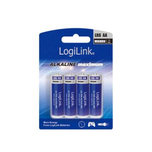 LogiLink Ultra Power batterij AA blister 4-stuks