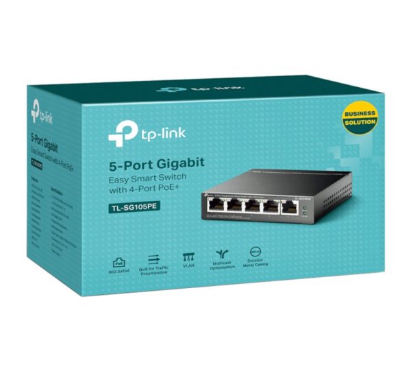 TP-Link TL-SG105PE- Metalen behuizing