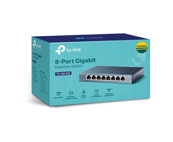 TP-Link TL-SG108 - Metalen behuizing